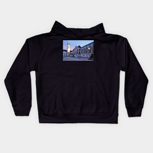 University at dusk, Coimbra, Beira Litoral, Centro Region, Portugal, Europe Kids Hoodie